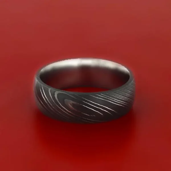 Damascus Steel Ring DR 01 1