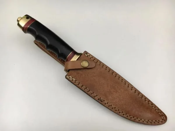 Hand Forged Damascus Bowie Knife With Micarta Handle Bk 44 3
