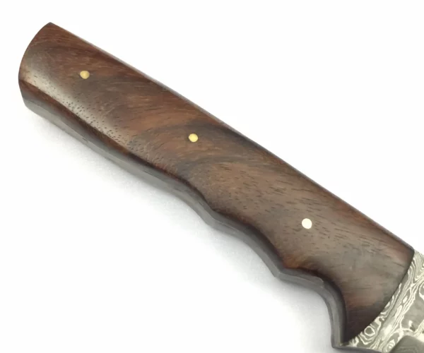 Handmade Damascus Bowie Knife With Walnut Wood Handle BK 49 5