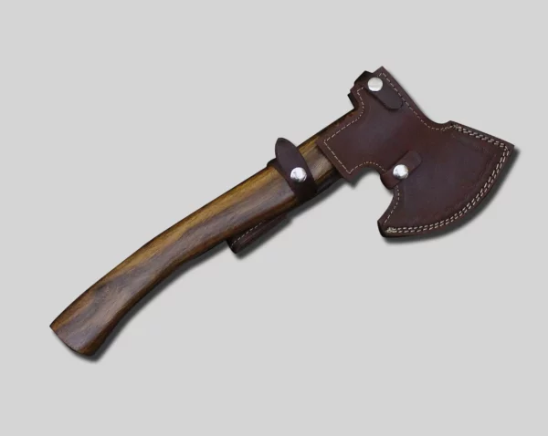 Handmade Viking Axe Damascus Steel With Walnut Wood Handle Ax 59 4